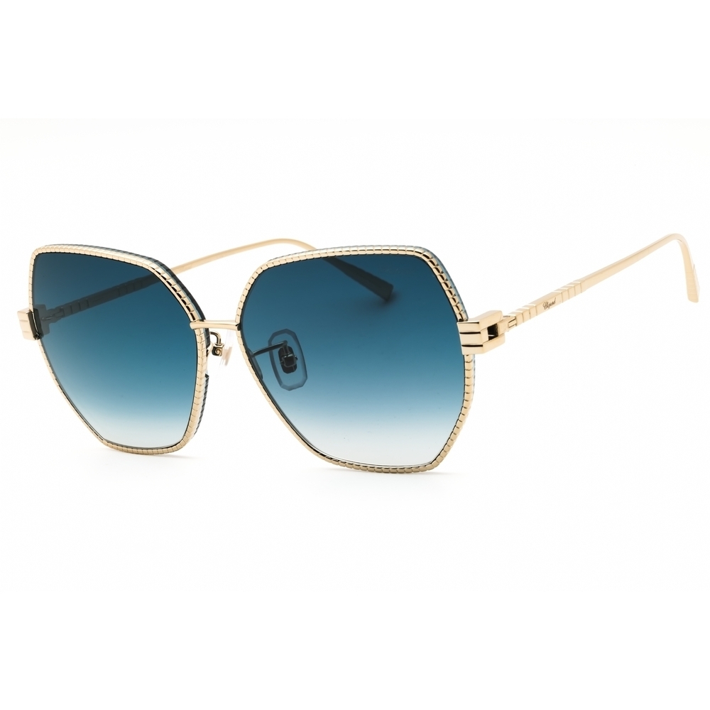 NWT Chopard SCHL28M-08FE Camel Oversized 59mm Sunglasses